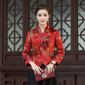 唐装 新款 改良版 华族经典 女时尚 2025秋季 优雅淑女气质显瘦短款 旗袍