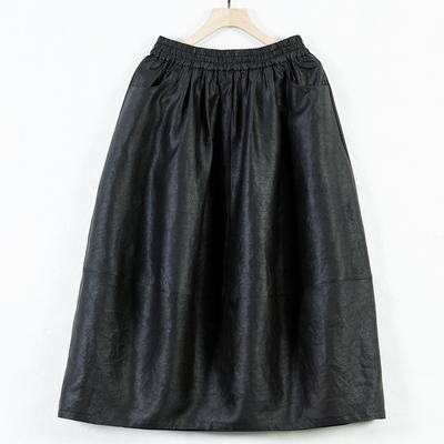 华族经典花苞裙香云纱松紧百搭