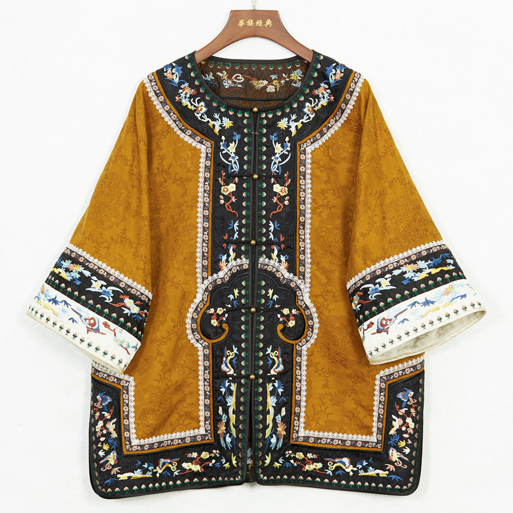 华族经典刺绣太太服重工香云纱