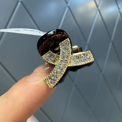 8023迷你小抓夹碎发刘海发钻高端交叉抓子女气质时尚满钻轻奢发饰