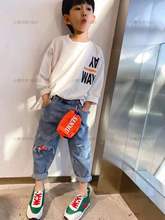 小智同学2020年春款新品男童牛仔裤1