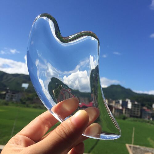 rafe水晶刮板面部痧美容刮脸板肩颈美容院背部眼脸部按摩专用工具