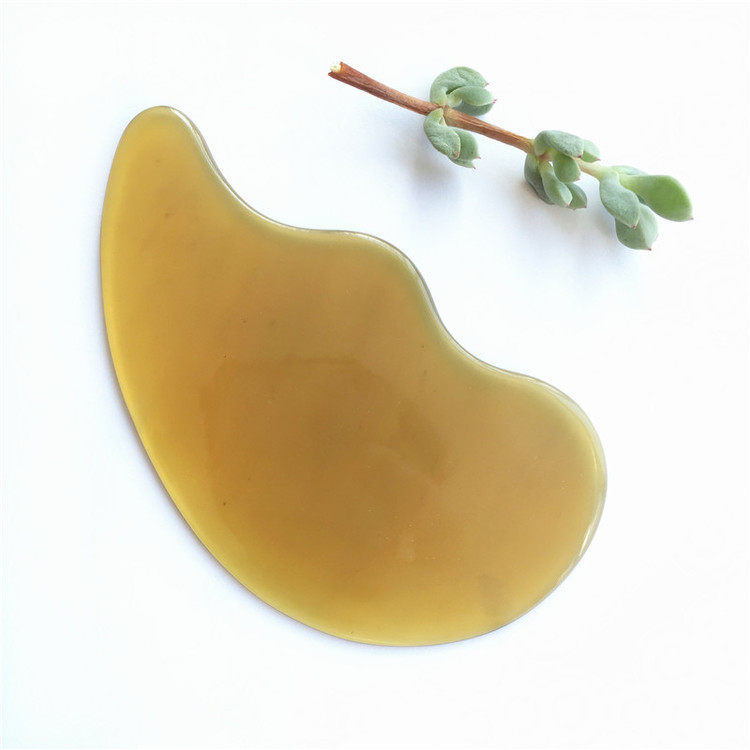 正品天然白水牛角刮痧板胸部乳房胸腺面部眼部背部腿通用疏通按摩