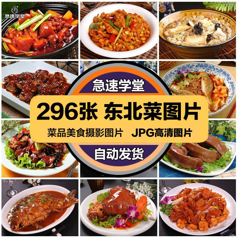 高清美食菜品菜谱JPG图片东北菜图库美工设计喷绘打印素材
