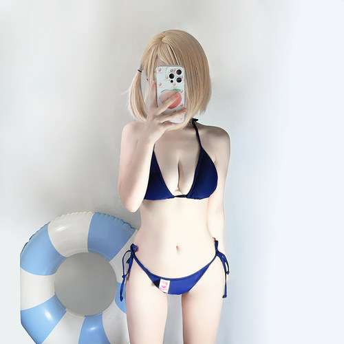 日系可爱少女动漫泳装冲浪分体