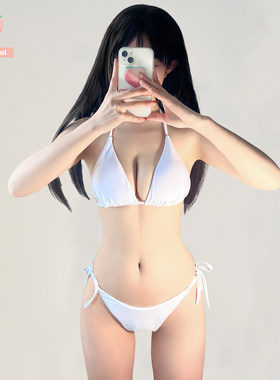 日系可爱动漫少女欧美系带比基尼