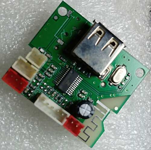 无线蓝牙解码板MP3-503通用5V读卡器小板改装功放音响FM语音提示