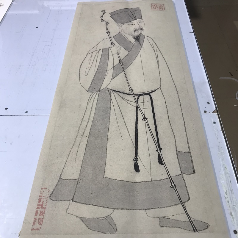 赵孟俯苏轼画像宣纸包邮