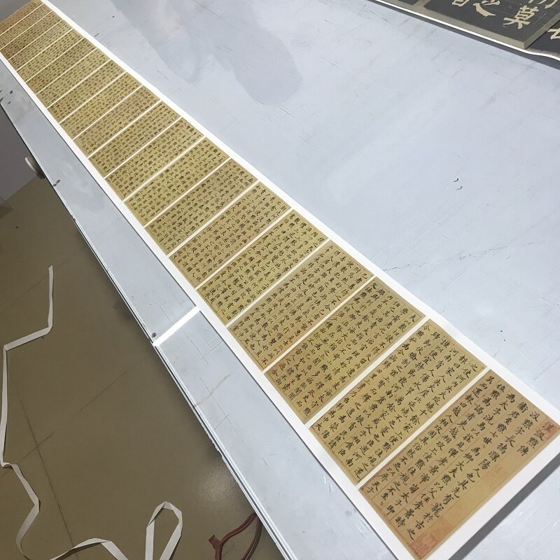 赵孟頫小楷代表 汉汲黯传 经典楷书字帖高清艺术微喷复制品装饰画
