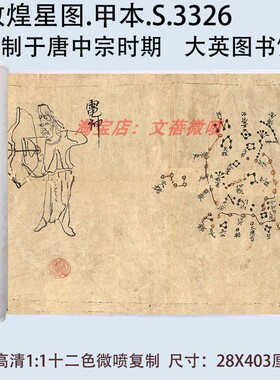 敦煌全天星图复古书画高