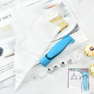 不锈钢奶油喷嘴烘焙喷枪蛋糕裱花喷枪DIY奶油喷嘴奶油裱花枪