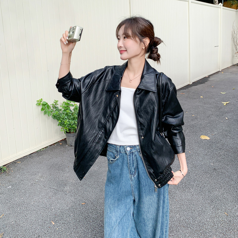 26春2b227机车皮衣510P165K268,女装短外套,2B227