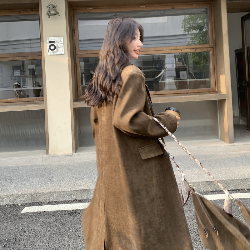 25冬现货165宽松显瘦夹棉长款大衣292P200K298，女装风衣，浙宝165