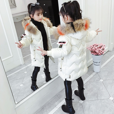 女童洋气羽绒棉服外套冬装