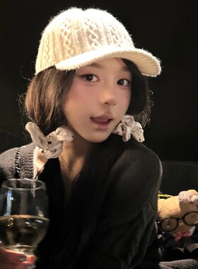 韩版秋冬保暖显脸小棒球帽鸭舌帽