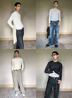 TRENDYWU 主推“新钱”纱织棉静奢四色叠穿合身轻薄亲肤秋长袖T恤