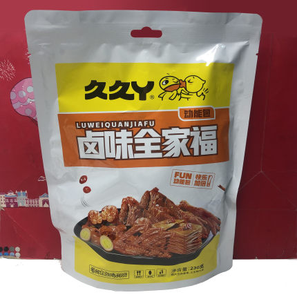 临期特价 卤香豆卷甜辣味/卤味全家福230g零食小吃美味下饭菜