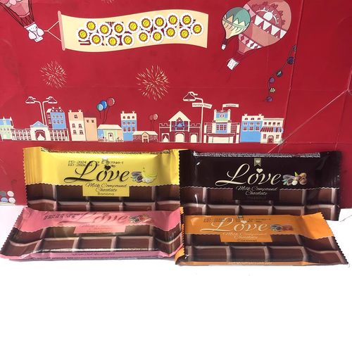 特价 土耳其进口香蕉味/榛子味/焦糖味/草莓味代可可脂巧克力45g