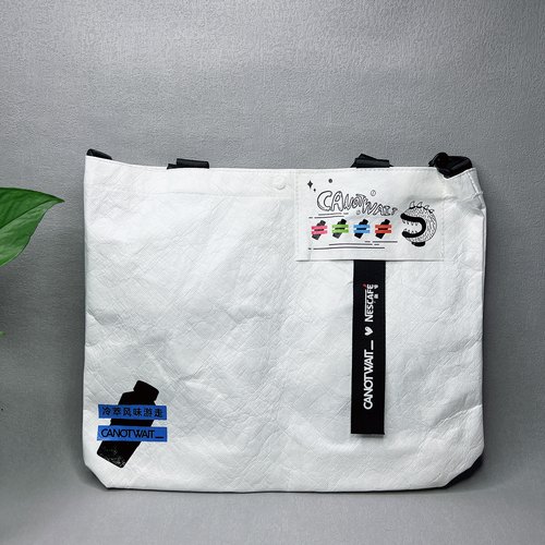 雀巢帆布包学生上课单肩通勤大容量包包小众挎包手提袋