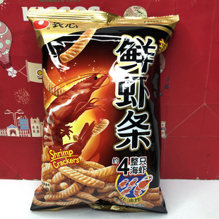 临期清仓 韩国品牌鲜虾条90g美味休闲零食小吃膨化