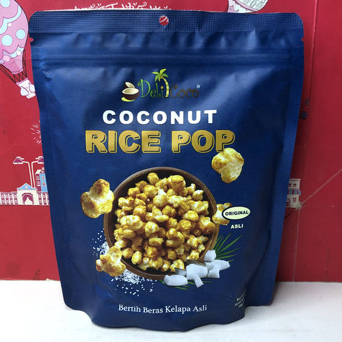 临期特价 马来西亚进口delicoco原味椰香爆米花50g休闲追剧零食