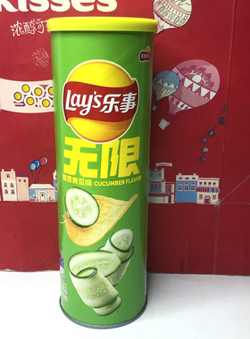 临期清仓 Lays乐事黄瓜味薯片104g休闲零食小吃追剧膨化食品