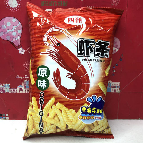 临期甩卖 四洲原味虾条/黑松露味80g解馋煲剧休闲零食