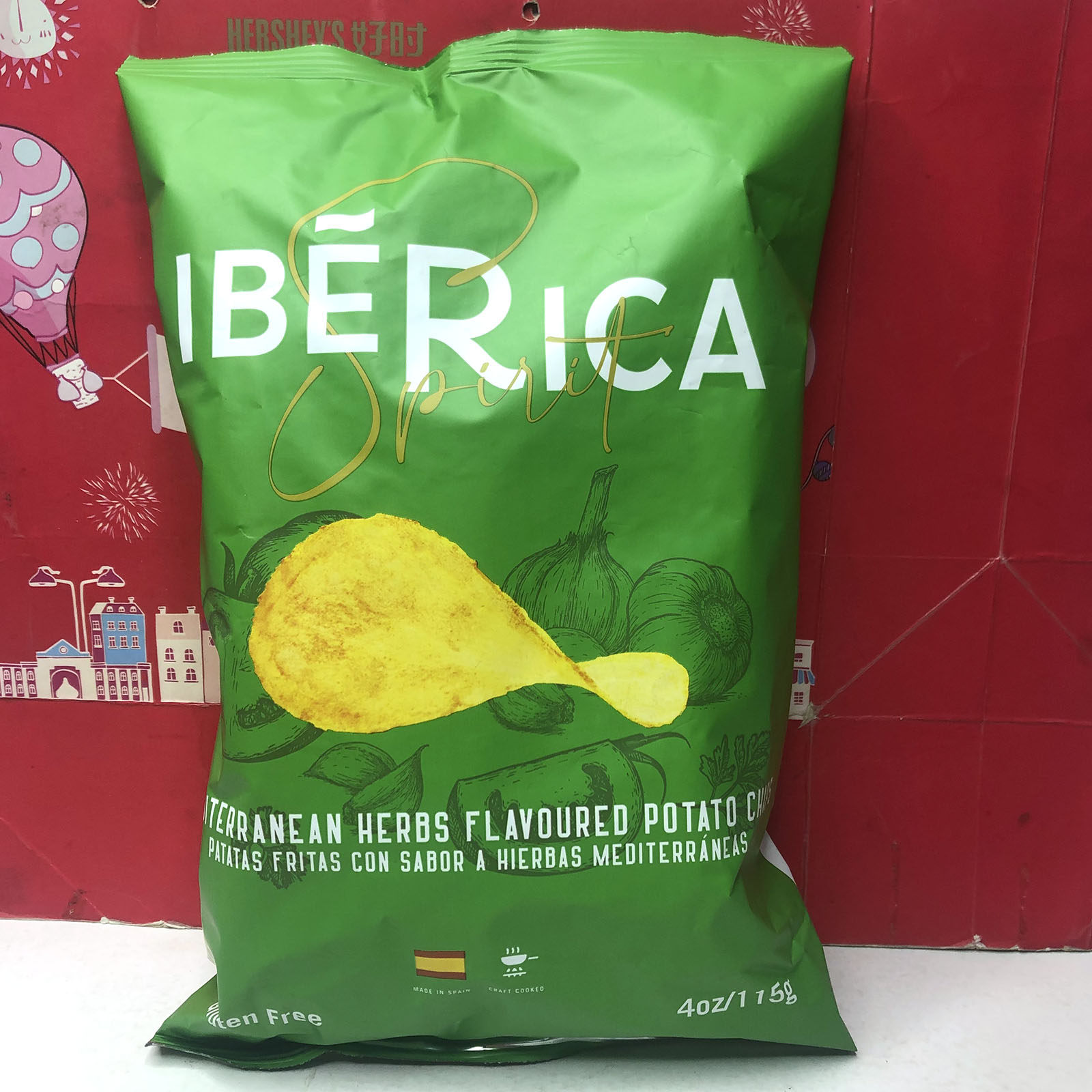 临期西班牙进口伊比利亚地中海/松露/蜂蜜芥末味薯片115g膨化食品
