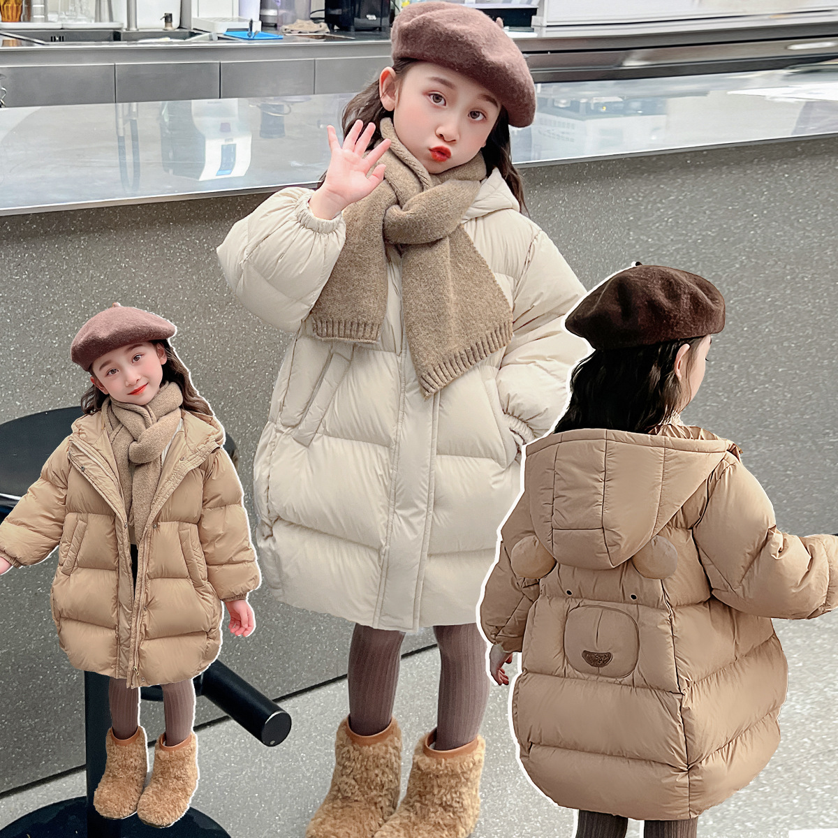 2025新款儿童加厚卡通棉服