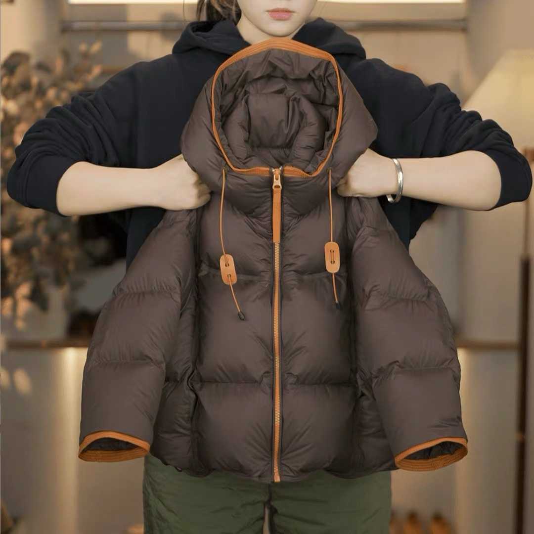 童装韩版羽绒棉服连帽加厚云朵