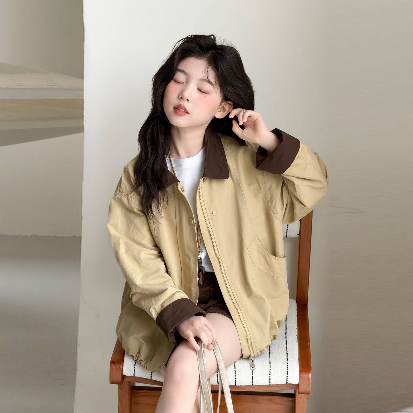 女童春款休闲外套2026新款洋气