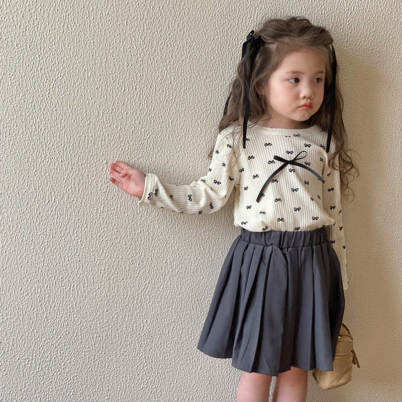 女童打底衫春秋季2026新款儿童春款长袖圆领T恤宝宝春装内搭上衣