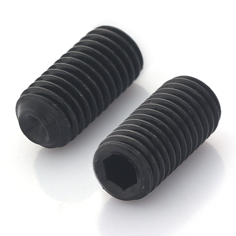 12.9级凹端紧定螺丝止付内六角机米内凹M1.6M2M3M4M5M6M8M10M16