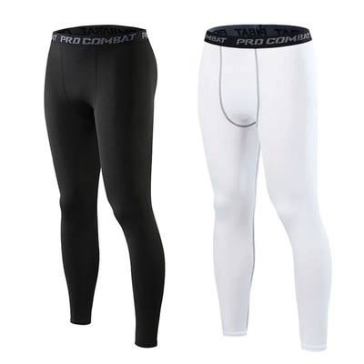 Compression pants men tight leggings thin elastic bottom Spo