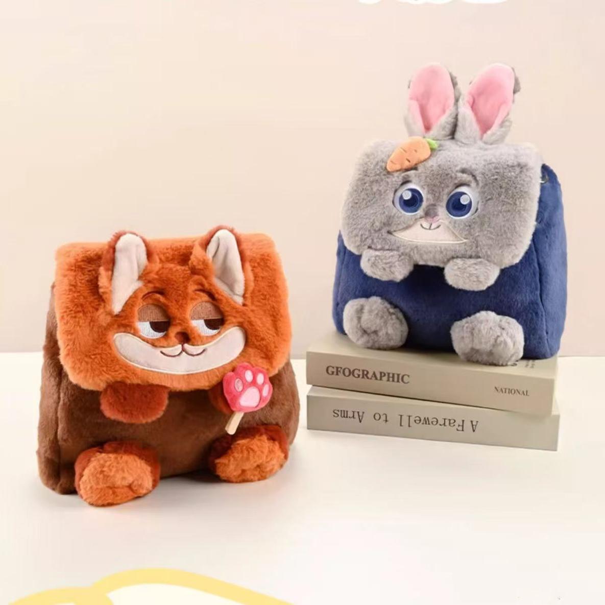 超萌书包疯狂动物城玩偶朱迪尼克