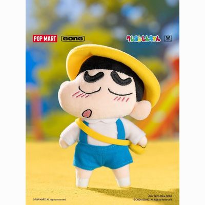 POPMART泡泡玛特共鸣蜡笔小新毛绒玩具发声公仔娃娃手办生日礼物