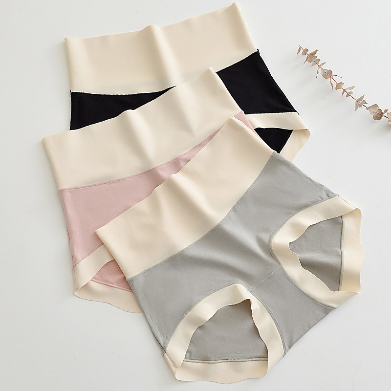 4条 60支柔软莫代尔高腰微收腹内裤女抗菌透气纯色简约无痕三角裤,女士内衣/男士内衣/家居服,女三角裤,淘宝优惠券,粉丝福利购,淘宝优惠卷