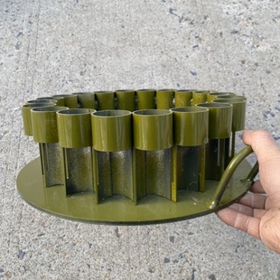 新款加厚二踢脚防串架子20连发支架发射器神器过年双响炮放炮神器