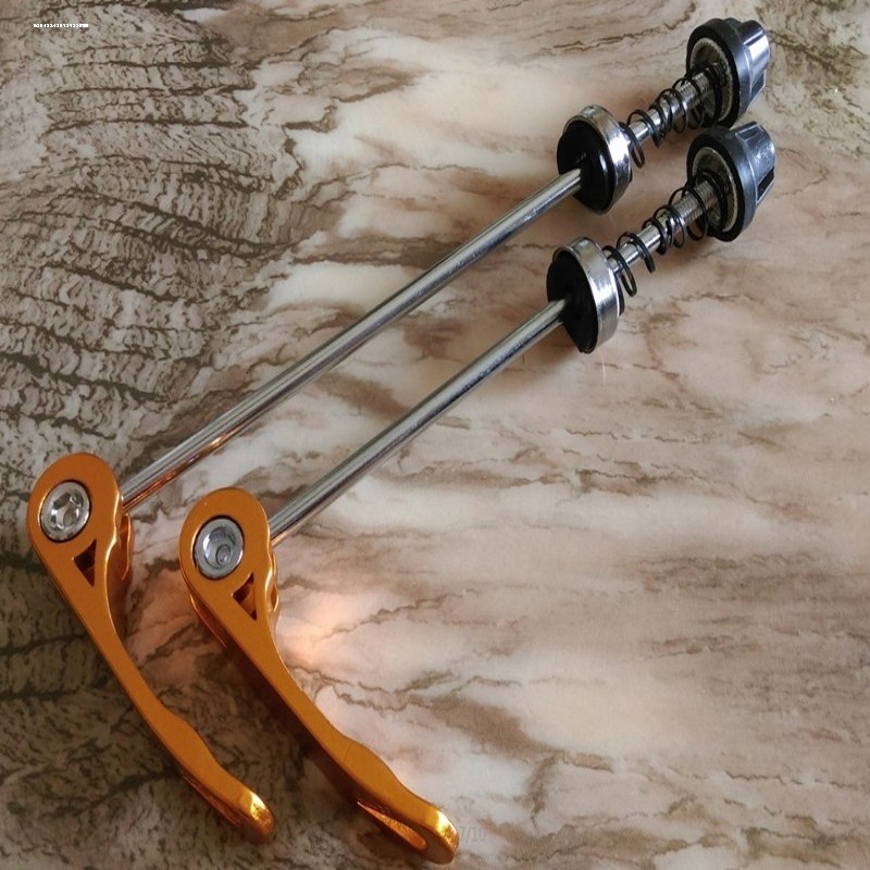 山地车快拆轴公路车自行车快拆杆花鼓轴承前后轴钛合金螺丝零件