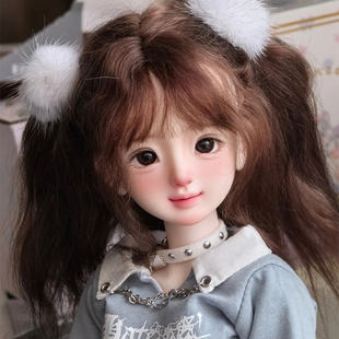 bjd娃娃bjd四分bjd正版 娃娃4分女娃黛儿bjd素体bjd人偶sd娃娃礼物