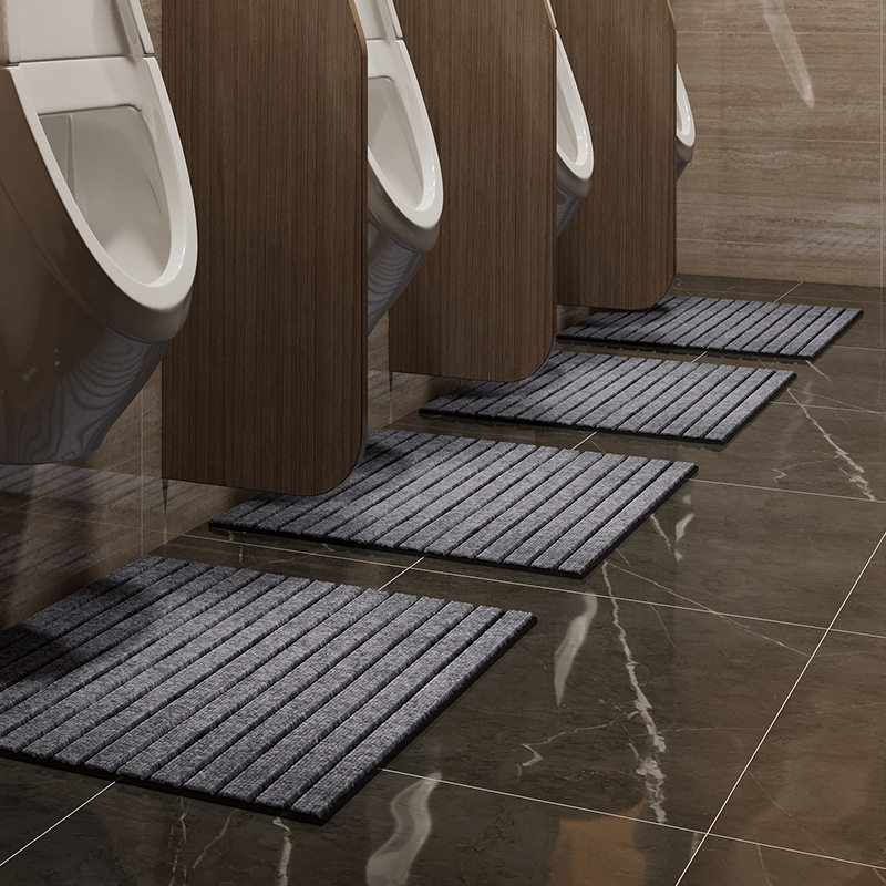 男厕所小便池地垫商场酒店吸水速干脚垫商用卫生间防溅防臭防滑垫
