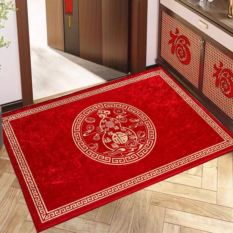 中式入户门垫福字进门防滑脚垫葫芦门口开运地毯招财纳福喜庆地垫,居家布艺,入户地垫,淘宝优惠券,粉丝福利购,淘宝优惠卷