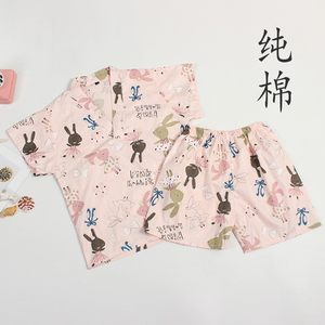 儿童汗蒸服纯棉男童女童小孩浴服