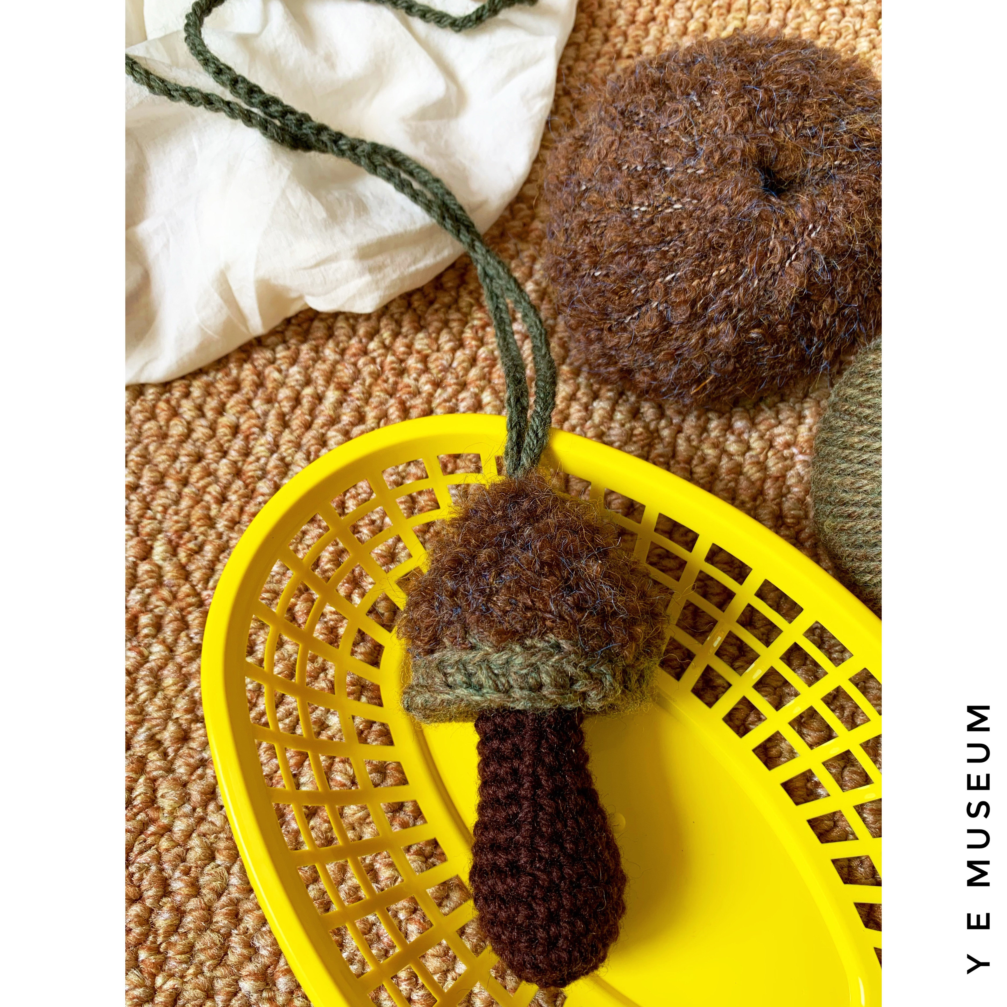 {鱼耳Museum}毛线蘑菇百搭