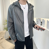 防晒衣男夏季冰丝薄款透气外套防紫外线户外连帽防晒服FS8011-P75，男装防晒衣，电商D240-242