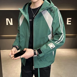 聚酯纤维 2023秋装新款潮牌工装外套男夹克JK9172-P110图片