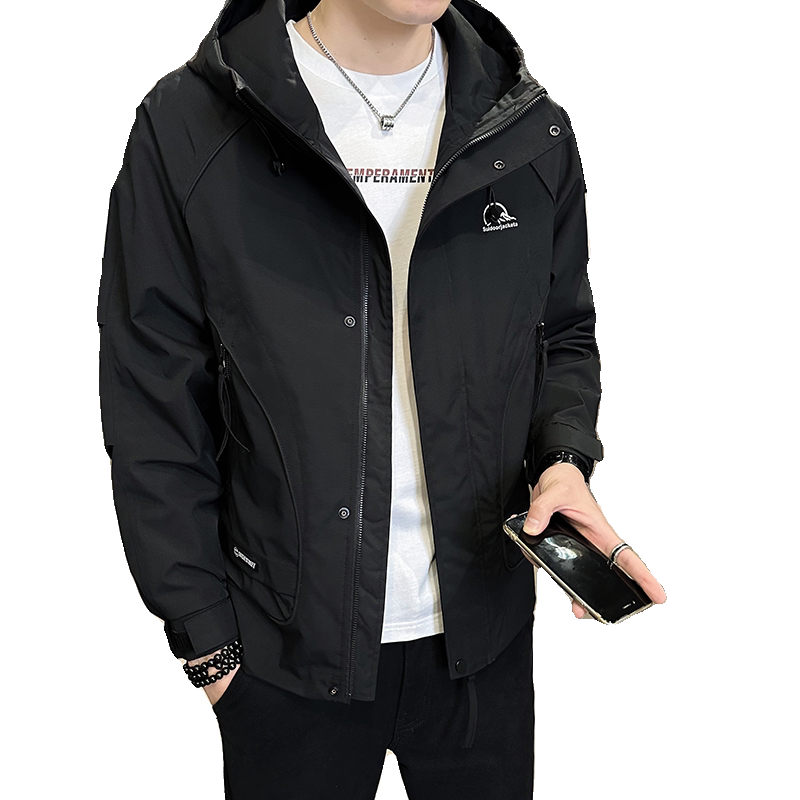 店主风2025年春季新款潮牌工装冲锋衣帅气外套男夹克JK9190-P90,男装夹克,电商D240-242