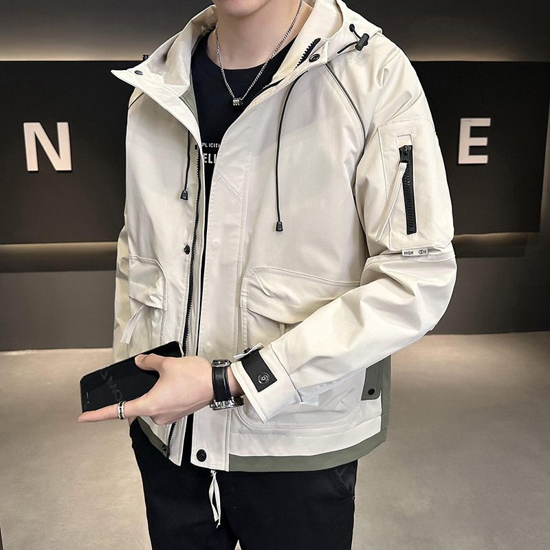 聚酯纤维2023秋装新款潮牌工装外套男夹克JK9170-P135,男装夹克,电商D240-242