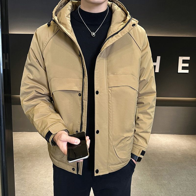 店主风2025年男士秋冬二棉加棉加厚夹克休闲棉服M1121-P120,男装夹克,电商D240-242