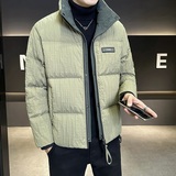 店主风90白鸭绒2025年设计感外套加厚羽绒服男L6622-P330，男装羽绒服，电商D240-242